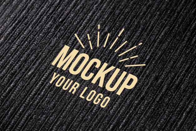 Stof close-up ontwerp mockup