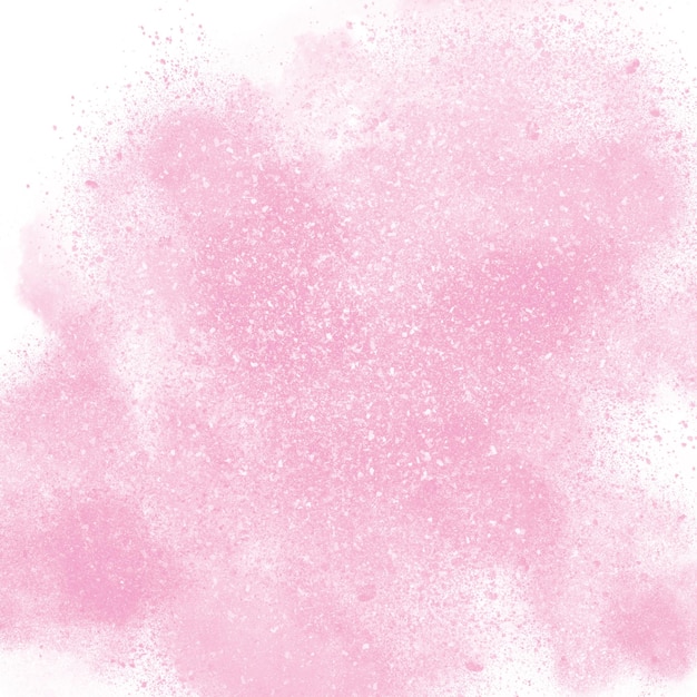PSD stof spray achtergrond met roze poeder