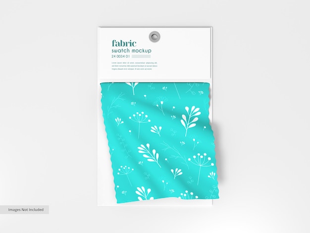 Stof staalkaart branding showcase mockup