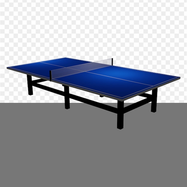 PSD stół do ping ponga z białym tłem - stół do tenisa stołowego, hd png download