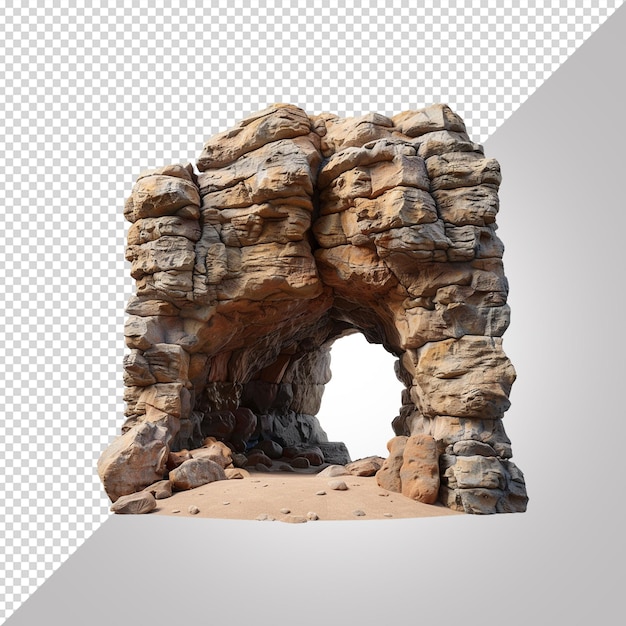 PSD stone arch isolated