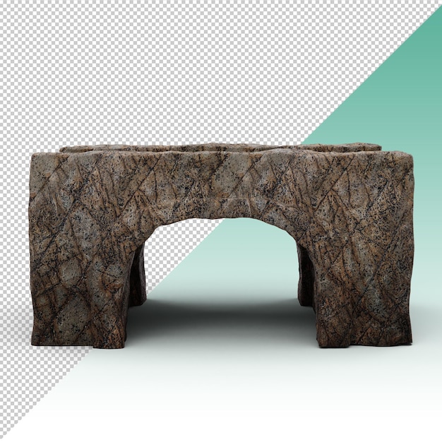 PSD stone bridge