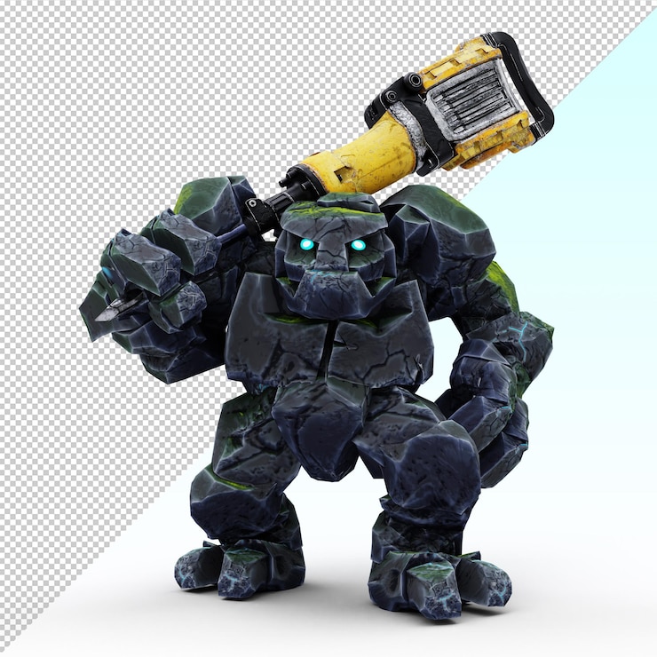 PSD stone golem