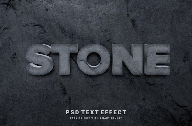 Stone Text Effect