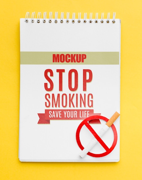 Stop smocking concept mock-up