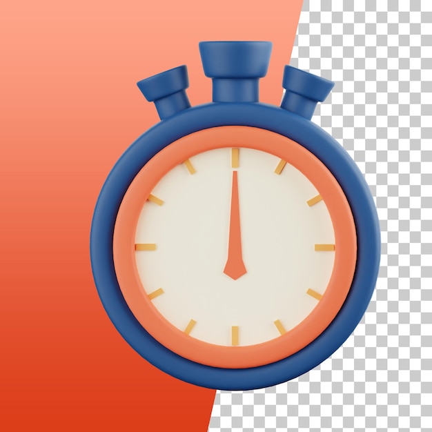 Stopwath 3d rendering Illustration