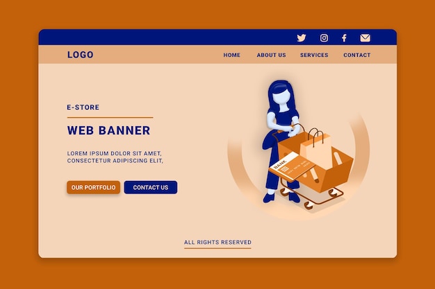store ePSDLandingPageTemplate