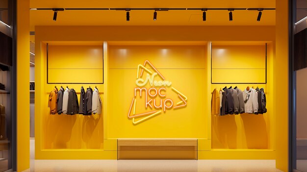 PSD store interior design mockup