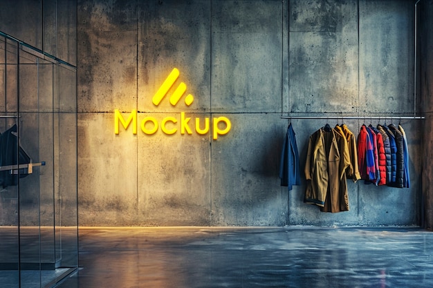 PSD store interior mockup design