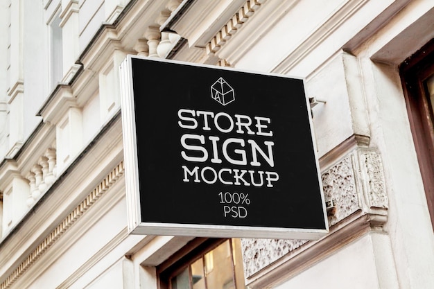 Store signs mockup