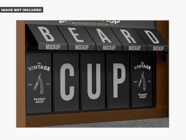 Store Window Display Mockup