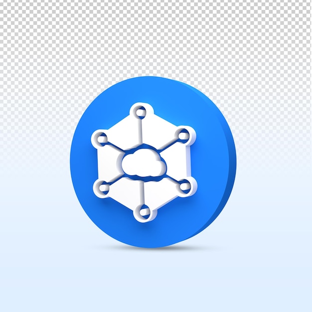 Коллекции 3D-икон Storj Coin Currency