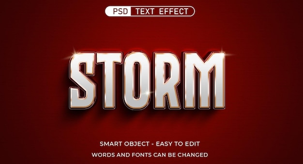 Storm-tekststijleffect