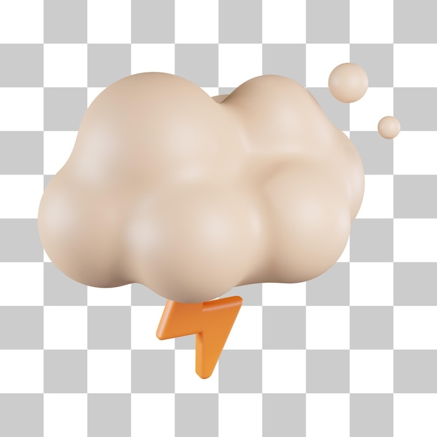 Stormy day 3d icon