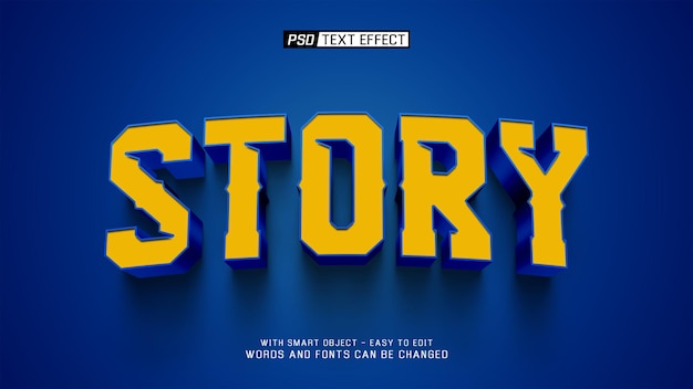 Story 3D Text Effect