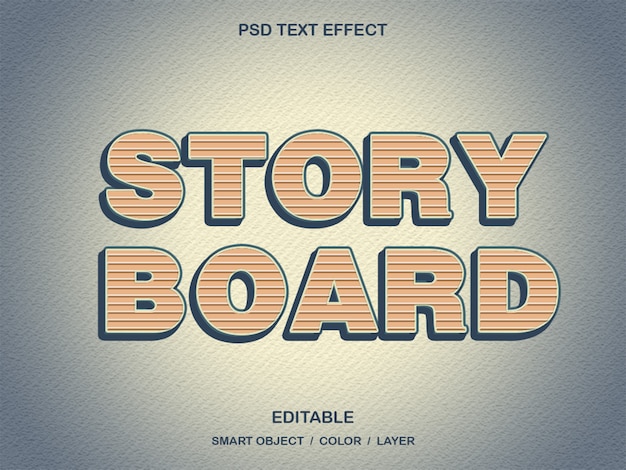 PSD story board - psd-teksteffect