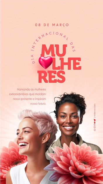 Story dia internacional das mulheres