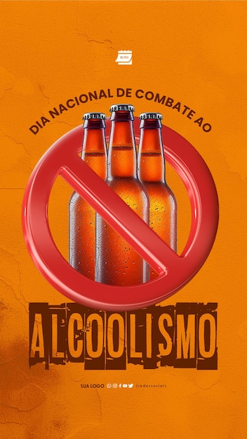 PSD story dia nacional de combate ao alcoolismo