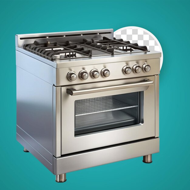 PSD stove isolated on transparent background