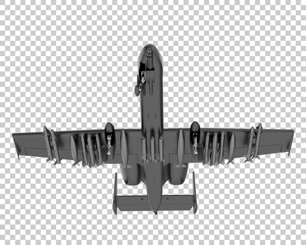 PSD straaljager geïsoleerd op transparante achtergrond 3d-rendering illustratie