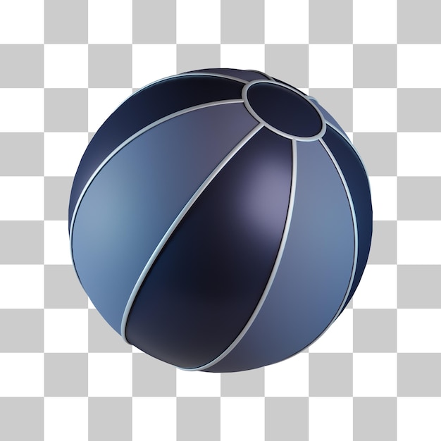 PSD strandbal volleybal 3d pictogram