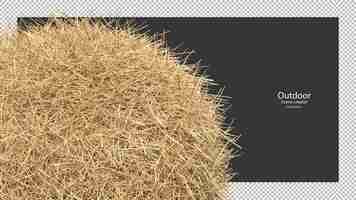 PSD straw arrangement on sphere shape