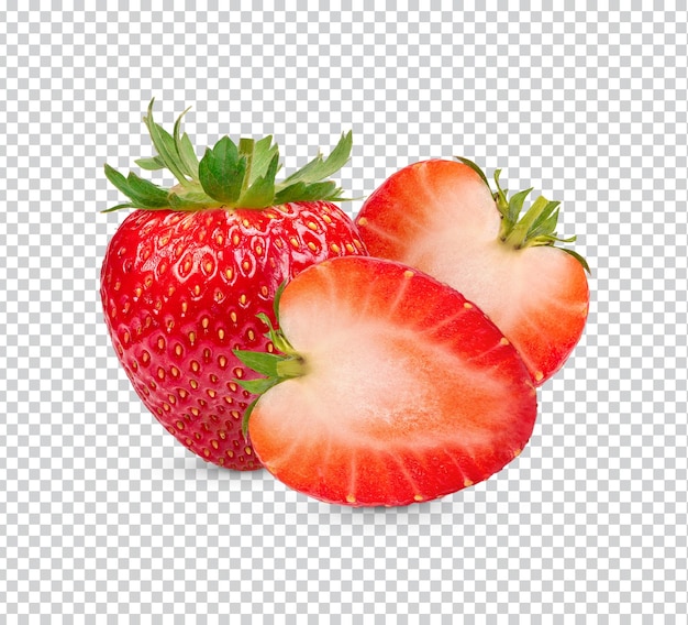 Strawberries isolated premium psd