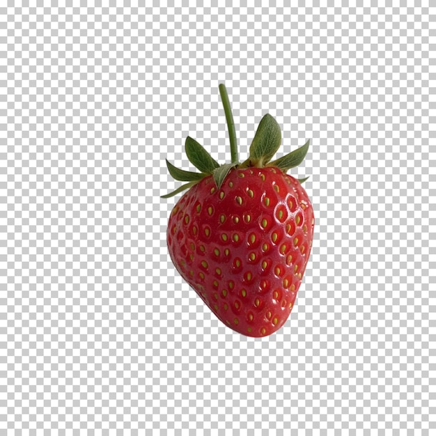 PSD 투명한 배경에 분리 된 딸기 과일