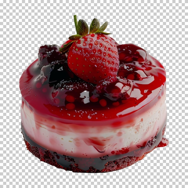 PSD strawberry glaze cheesecake summers sweet splendor