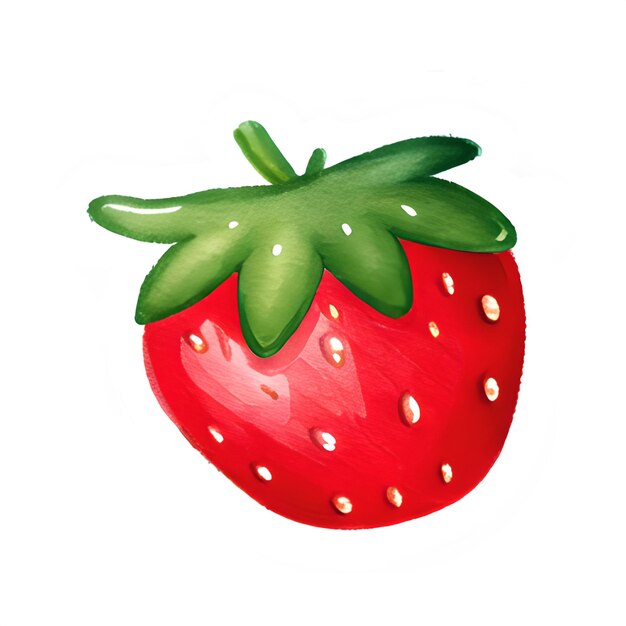 Strawberry illustratie ontwerp clipart