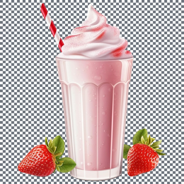 PSD strawberry milkshake