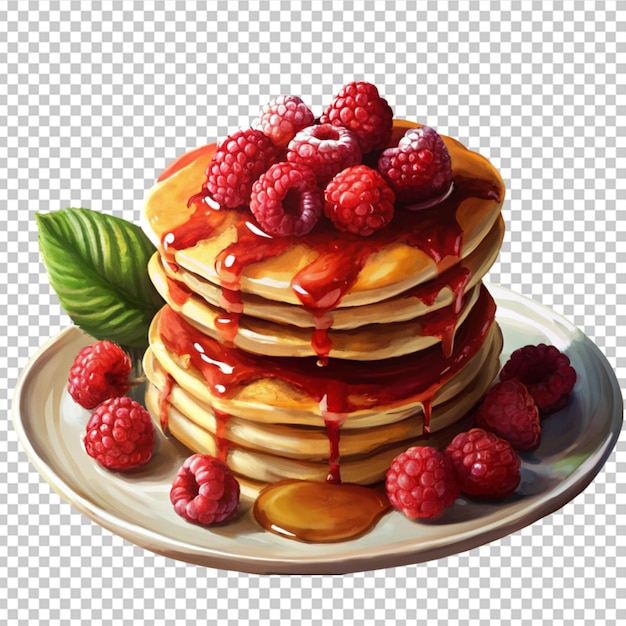 Strawberry pancakes