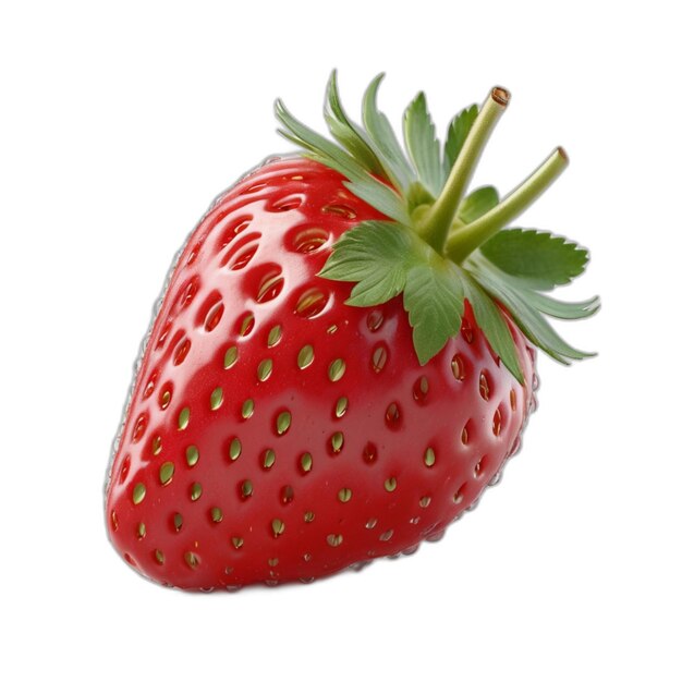 Strawberry psd on a white background