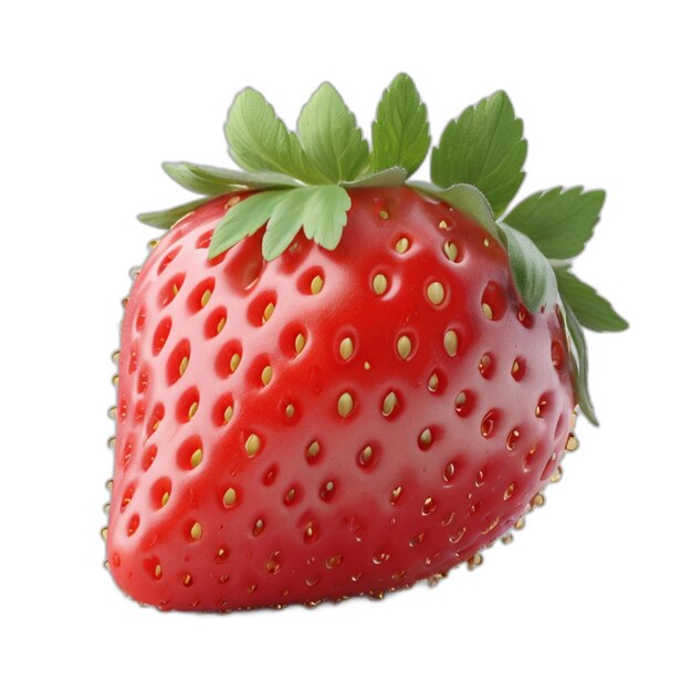 Strawberry PSD on a white background