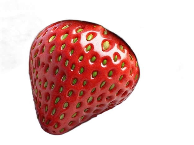 PSD strawberry psd on a white background