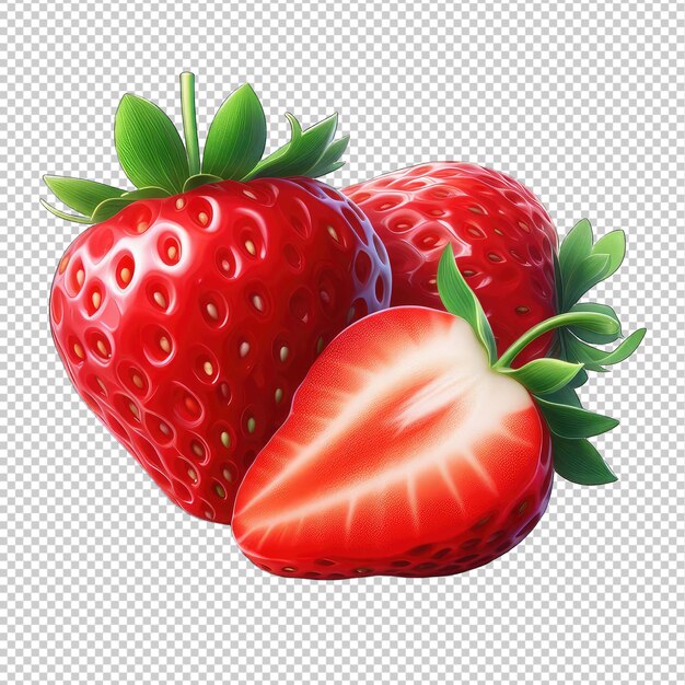 PSD strawberry treasures png