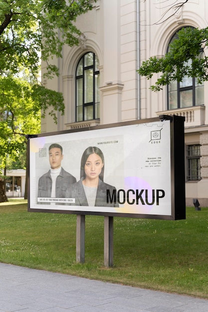 Street advertising with young people