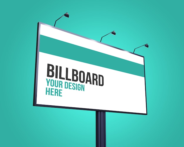 PSD street billboard mockup