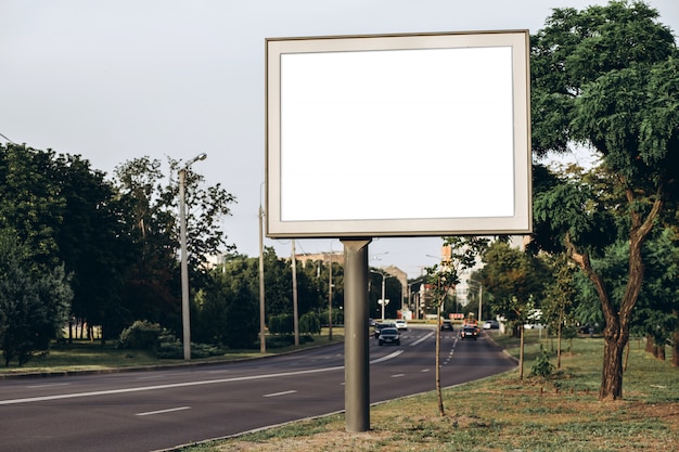 Street billboards, mockup, scene creator