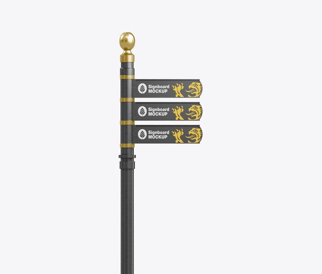 PSD street direction signs mockup