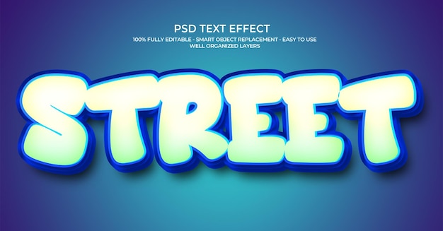 Street Graffiti Text Effect - PSD Template