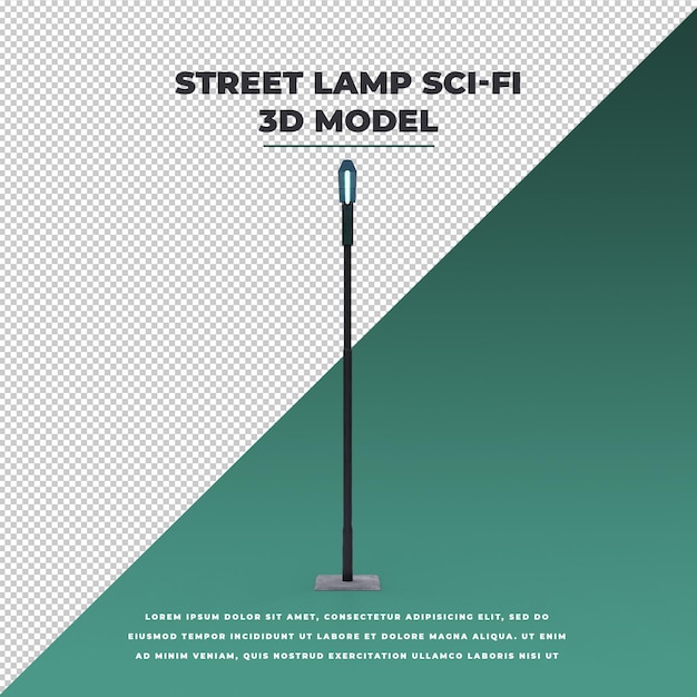 Street lamp scifi
