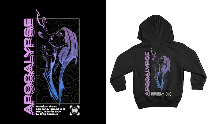 PSD streetwear - projekt ubrań i plakatów.