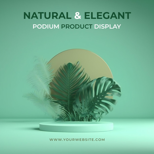 Streszczenie tło marmurowy cokół do prezentacji produktu, wyświetlanie produktu na podium renderowania 3d