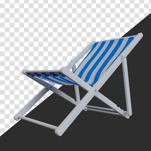 Striped lounger