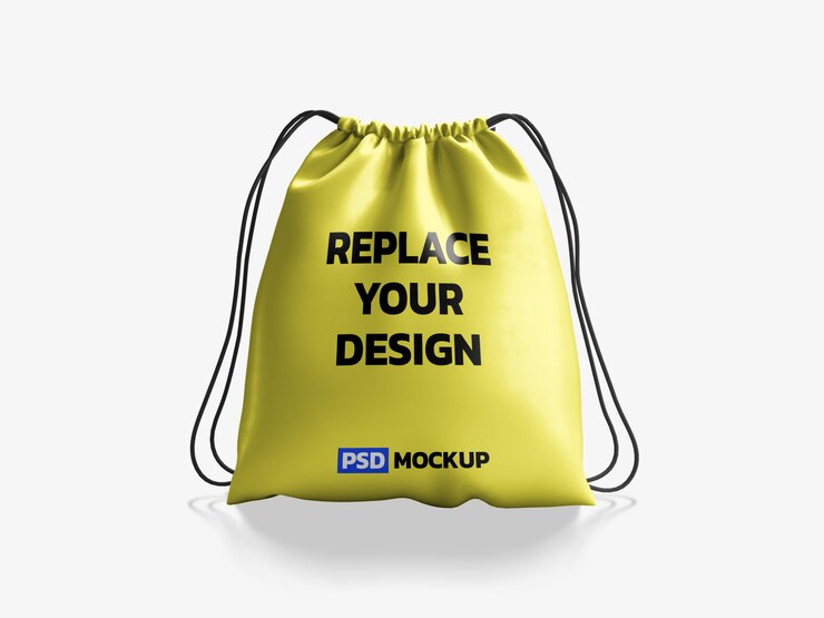Stripes bag Mockup 3D Rendering  Design