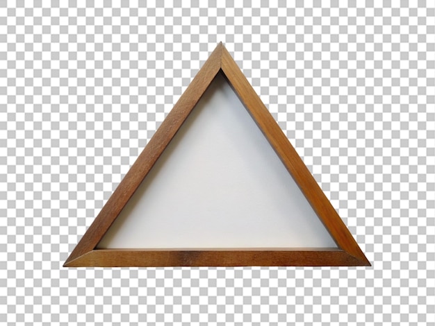 PSD stroke triangle geometric shape on transparent background