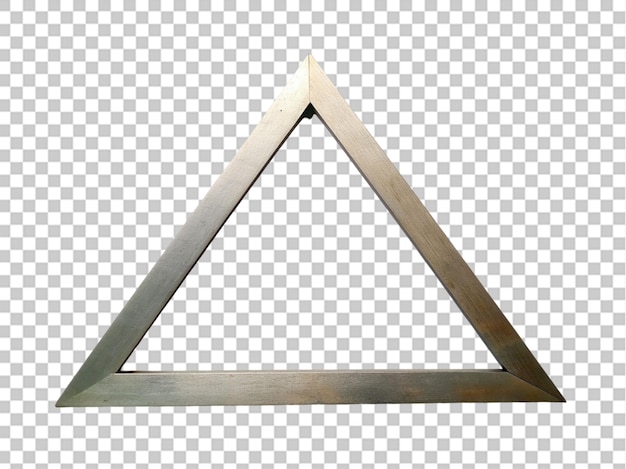PSD forma geometrica a triangolo su sfondo trasparente