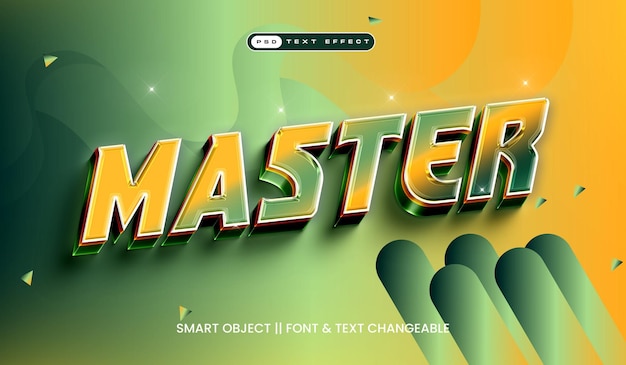 Strong Bold Cartoon Master Text Effect