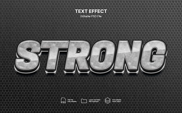 Strong text effect